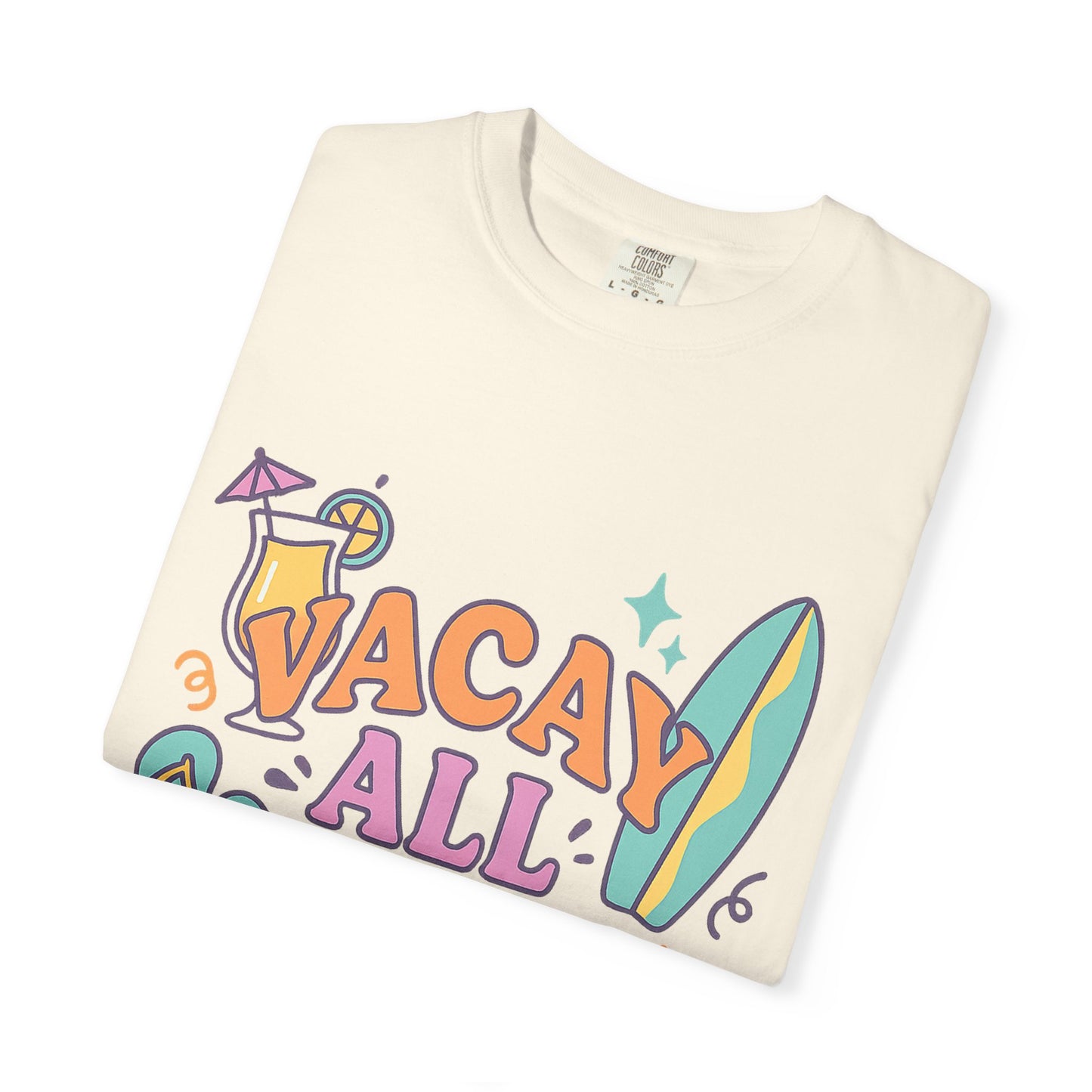 Cool Vacation Vibes T-shirt - Casual Summer Tee, Unisex Apparel, Beach Outfit, Travel Shirt, Fun Gift for Holidays