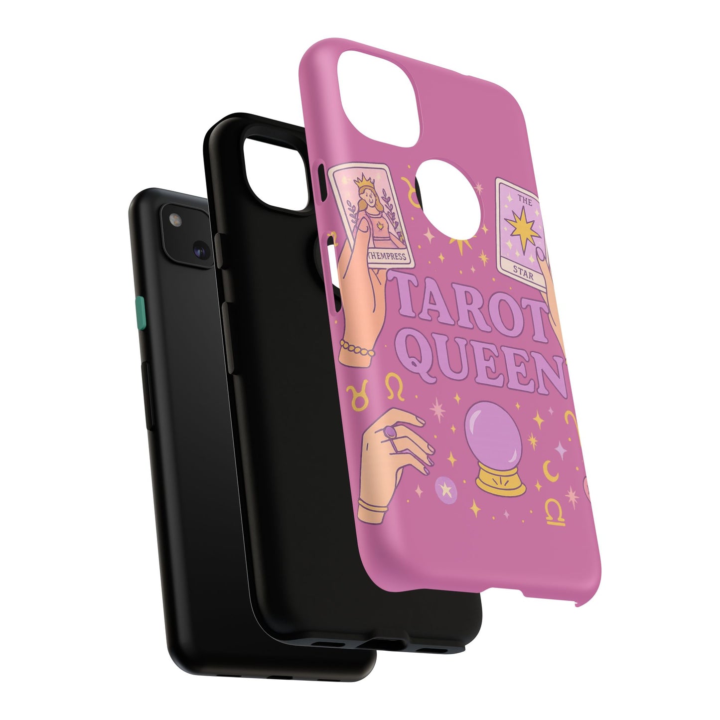 Tarot Queen Phone Case - Mystical Protection for Tarot Lovers, Astrology Gift, Phone Accessory, Witchy Vibe, Unique Smartphone Case