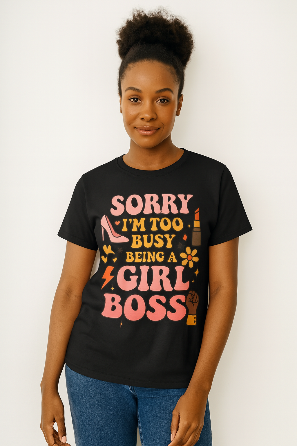 Empowering Girl Boss Comfort Colors T-Shirt, Unisex Motivational Tee, Cute Gift for Her, Boss Babe Apparel, Women's Empowerment Shirt