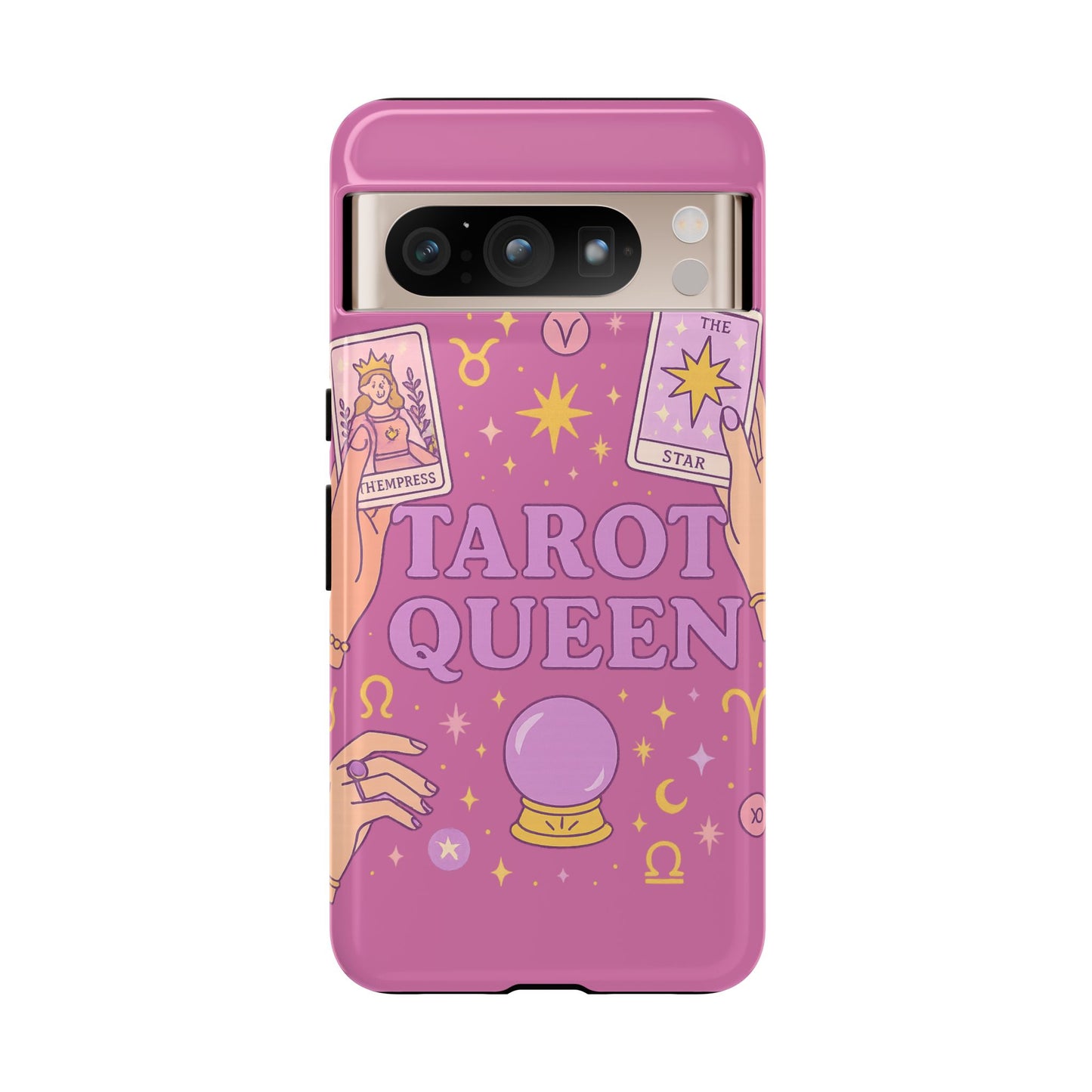 Tarot Queen Phone Case - Mystical Protection for Tarot Lovers, Astrology Gift, Phone Accessory, Witchy Vibe, Unique Smartphone Case