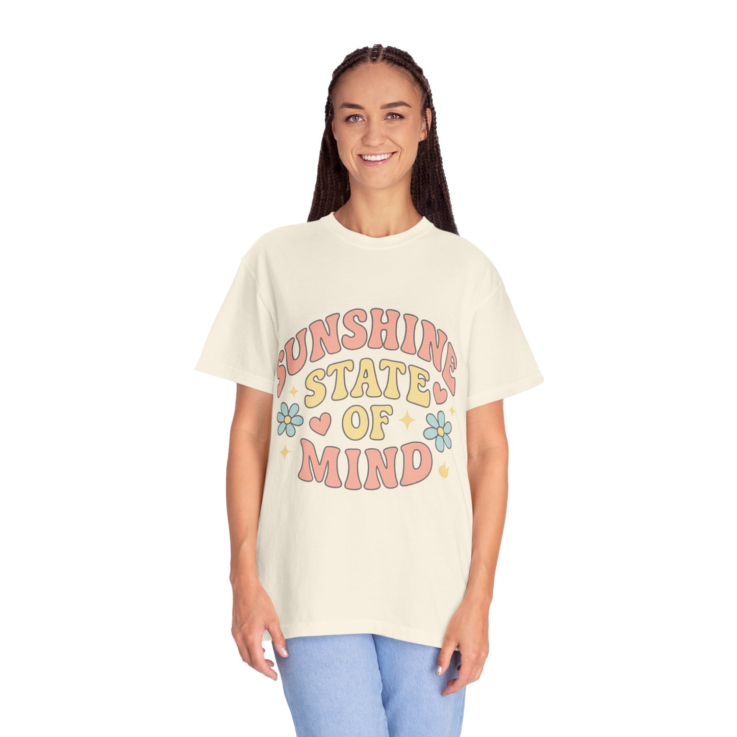 Sunshine State of Mind T-shirt, Summer Vibes Tee, Unisex Casual Wear, Gift for Friends, Retro Inspired Shirt