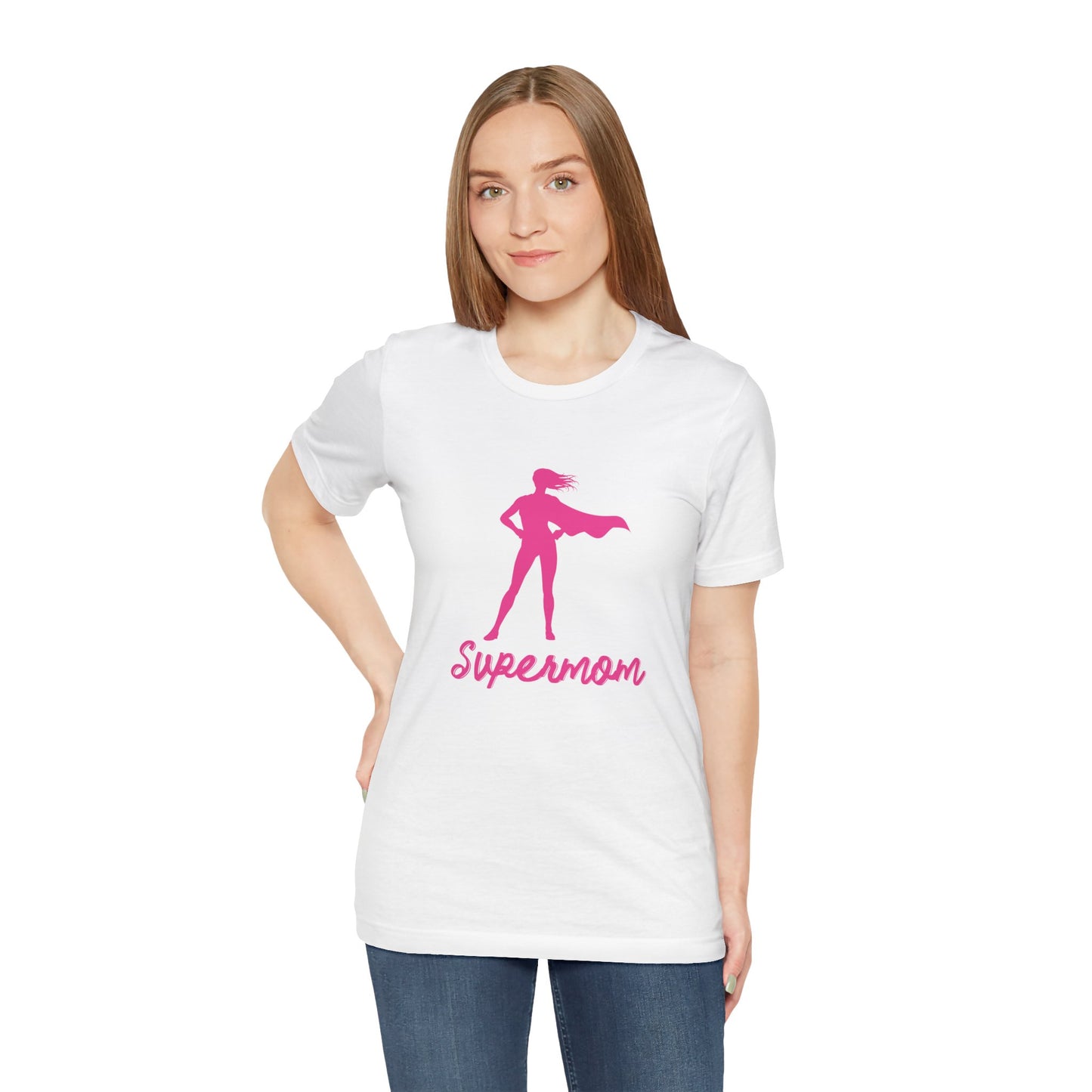 Supermom Hero Tee, Unisex T-Shirt for Mothers, Gifts for Moms, Mother's Day Shirt, Funny Mom tee, Casual Everyday Wear