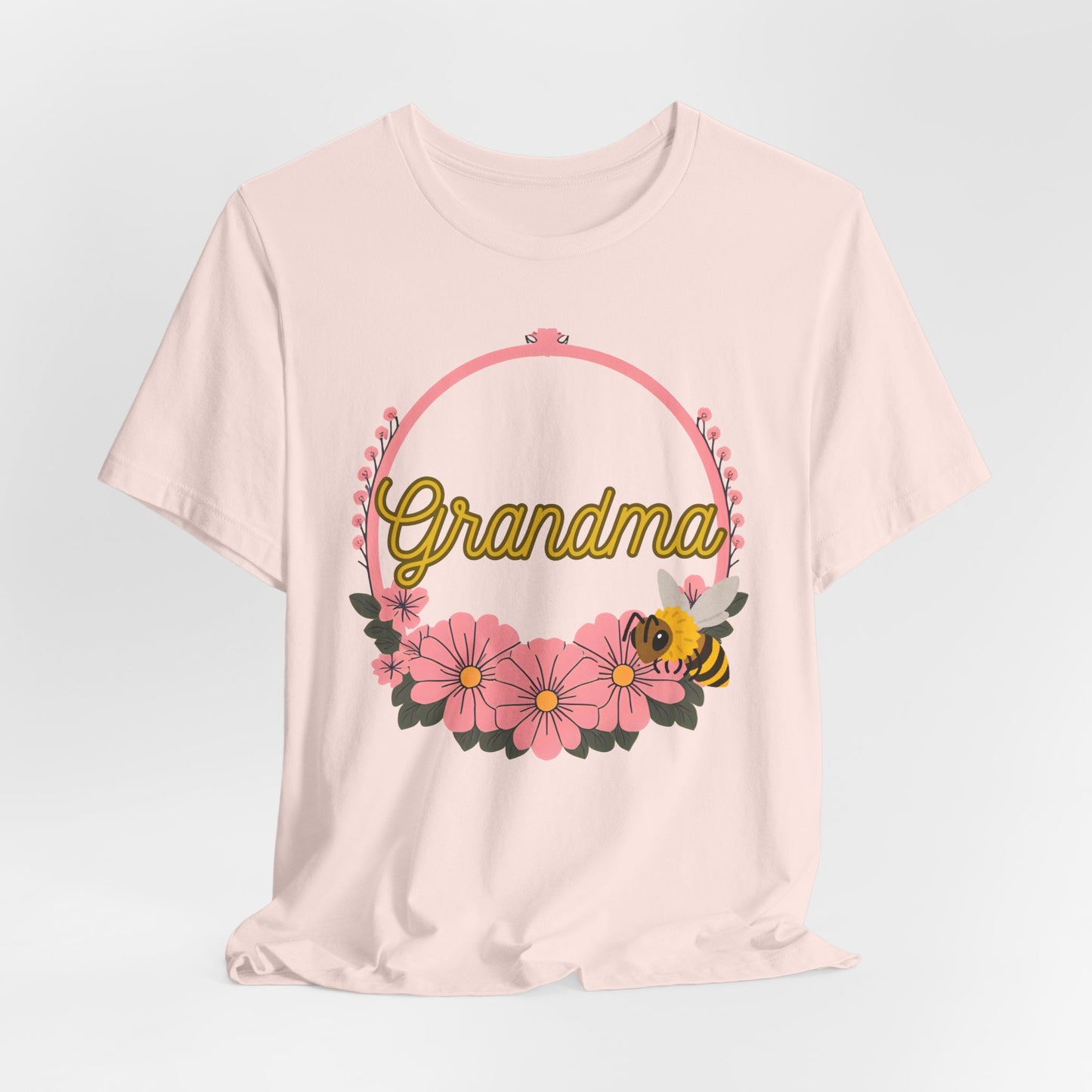 Grandma Floral Bee Shirt