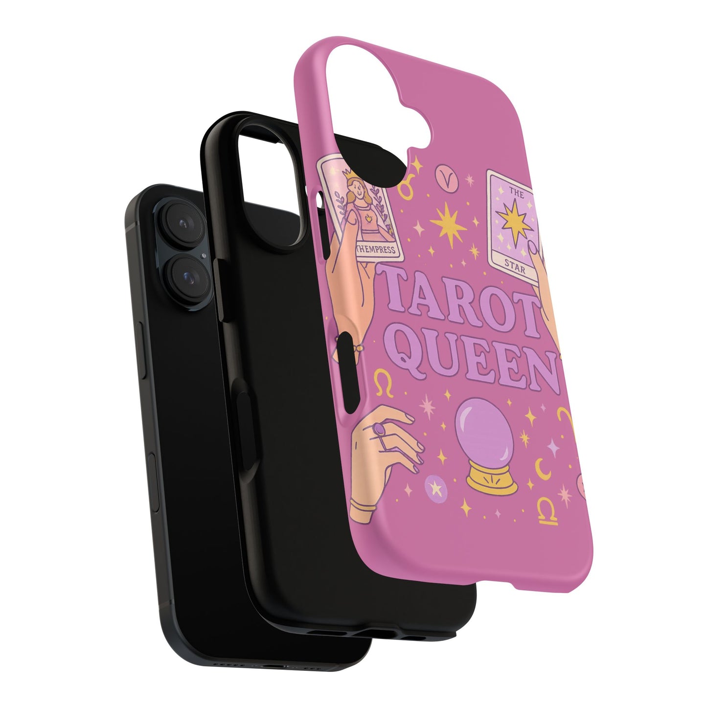 Tarot Queen Phone Case - Mystical Protection for Tarot Lovers, Astrology Gift, Phone Accessory, Witchy Vibe, Unique Smartphone Case