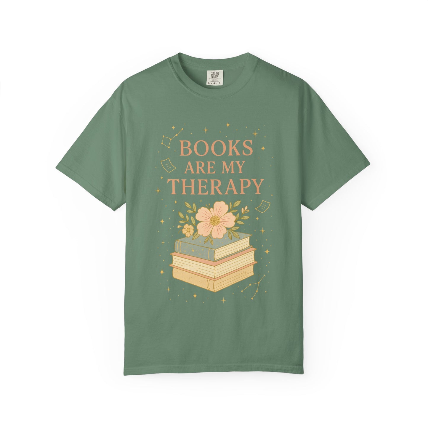 Book Lover's Therapy T-shirt | Unisex Gift for Readers, Cozy Casual Wear, Bookish Apparel, Reading Enthusiast Gift, Literary T-shirt