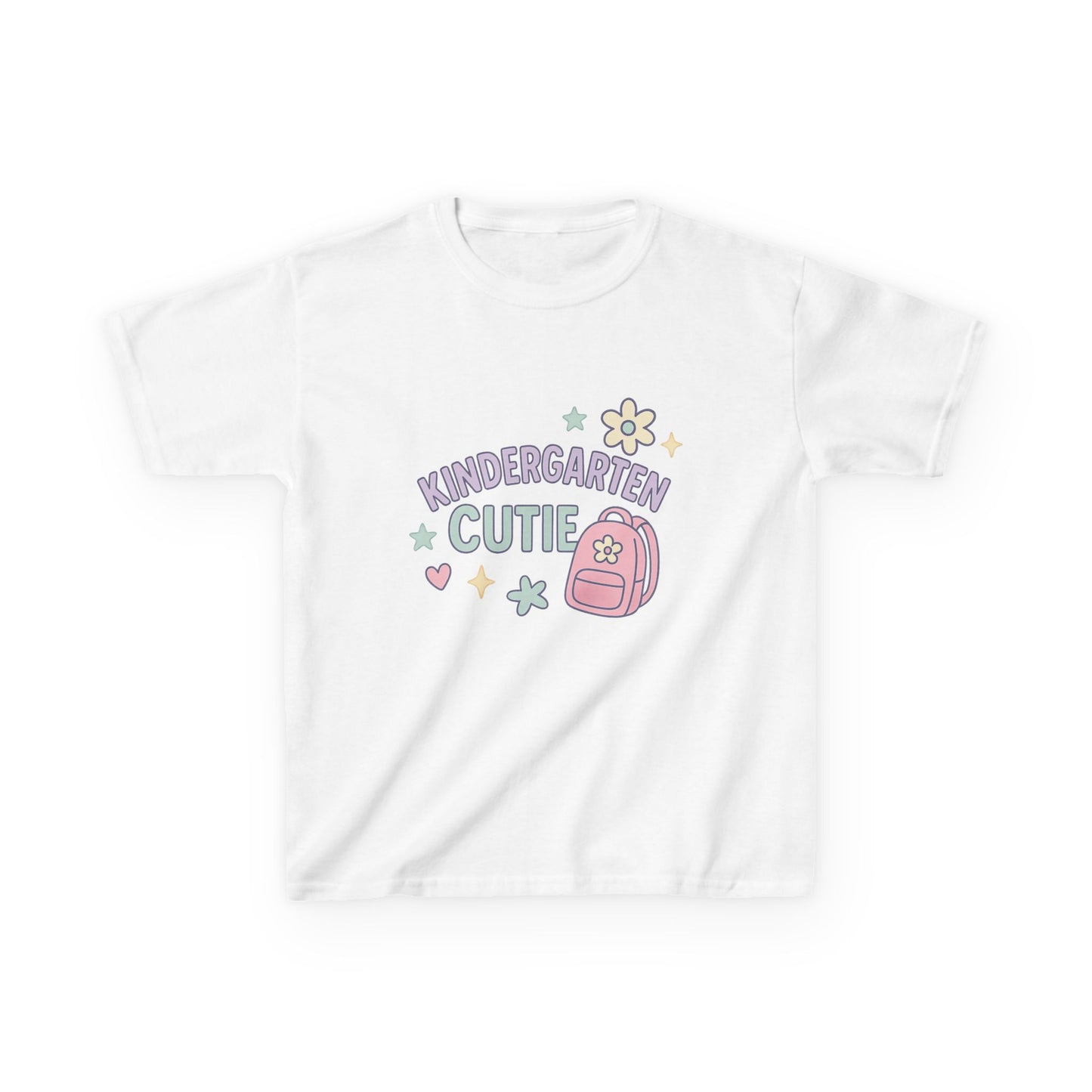 Kindergarten Cutie Tee for Kids, Cute Kids T-Shirt, Back to School Tee, Birthday Gift, Everyday Wear, Fun Classroom Shirt