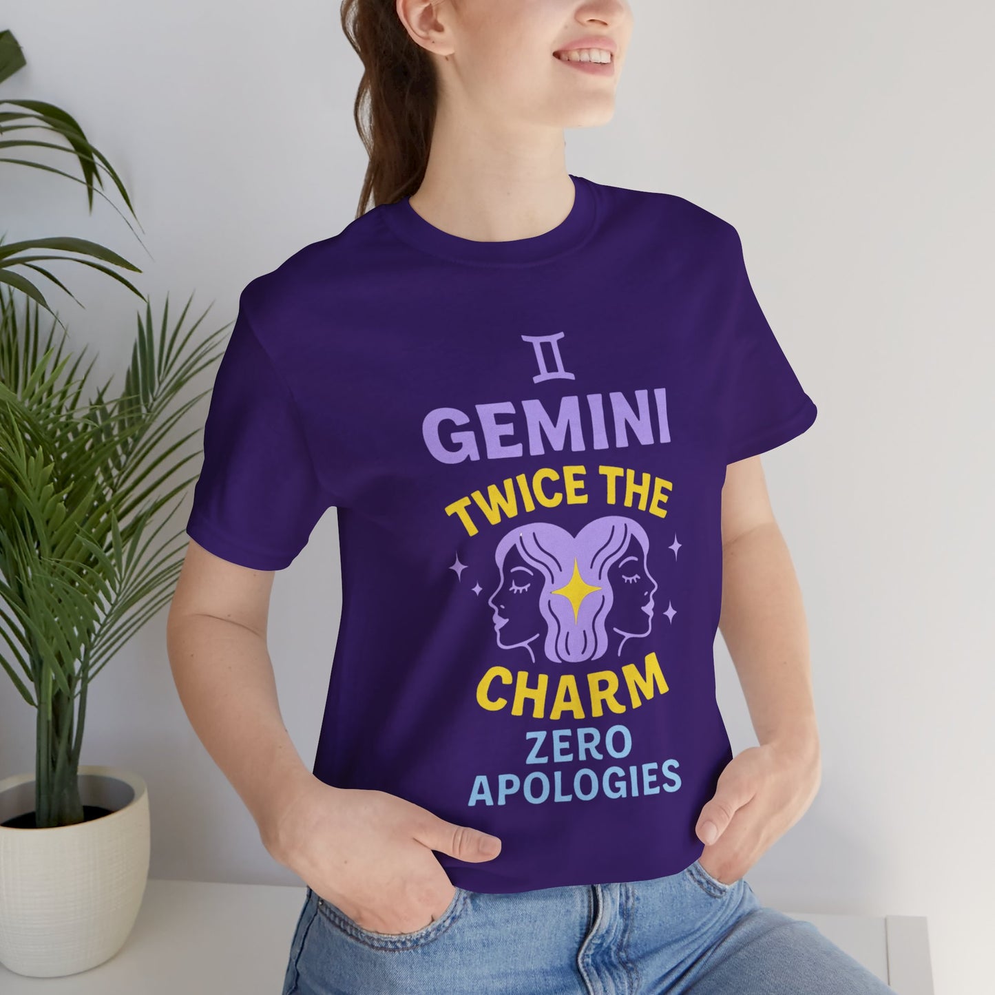 Gemini Zodiac Tee, Astrology Shirt, Horoscope Gift, Birthday Tee, Unisex Graphic T-Shirt