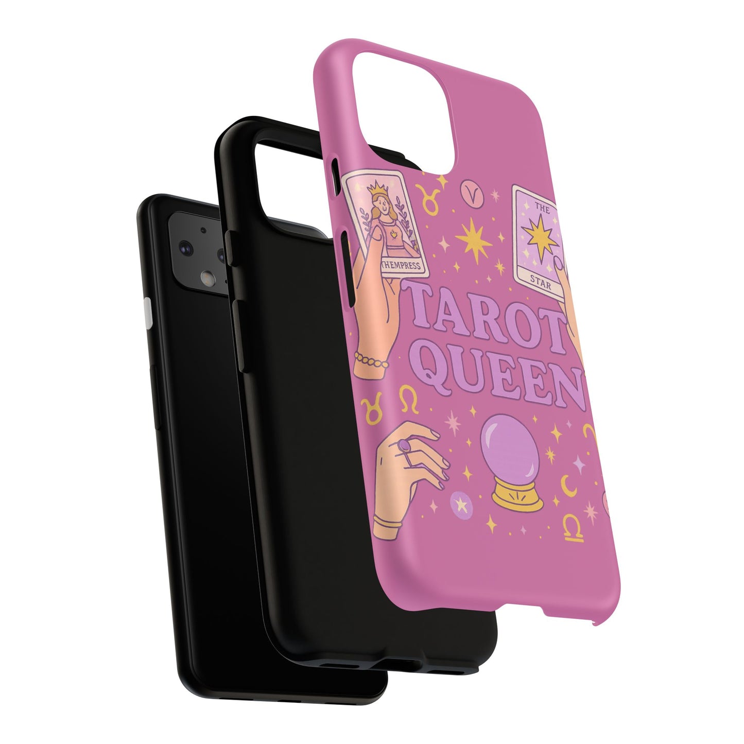 Tarot Queen Phone Case - Mystical Protection for Tarot Lovers, Astrology Gift, Phone Accessory, Witchy Vibe, Unique Smartphone Case