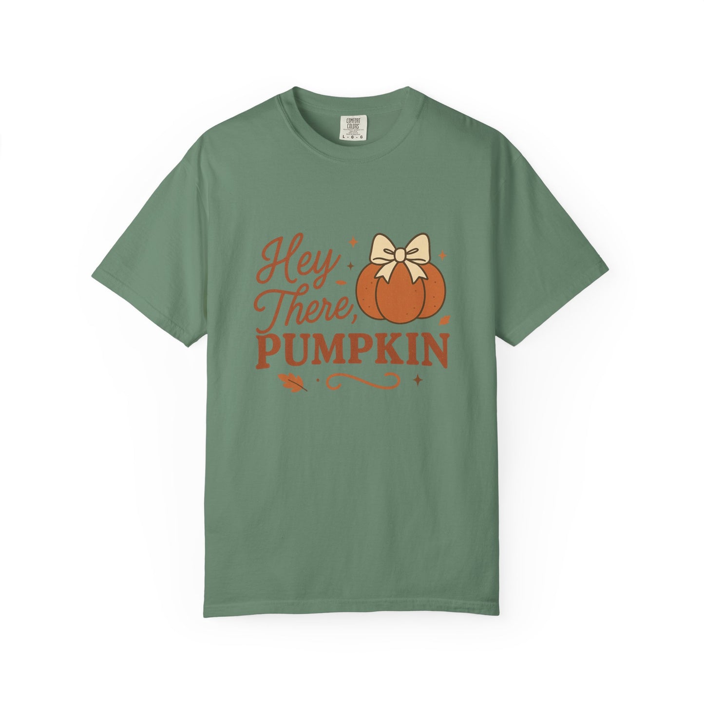 Hey There Pumpkin Comfort Colors T-Shirt, Cozy Autumn Tee for Halloween, Pumpkin Lover Gift, Fall Celebration Top, Seasonal Wear