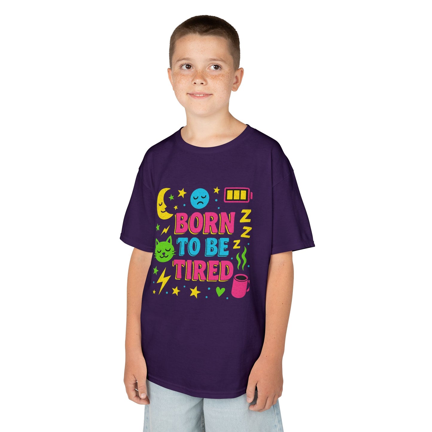 Kids Sleepy Graphic Tee - Perfect for Naptime, Fun Gift for Kids, Birthday Present, Sleepover, and Everyday Wear!