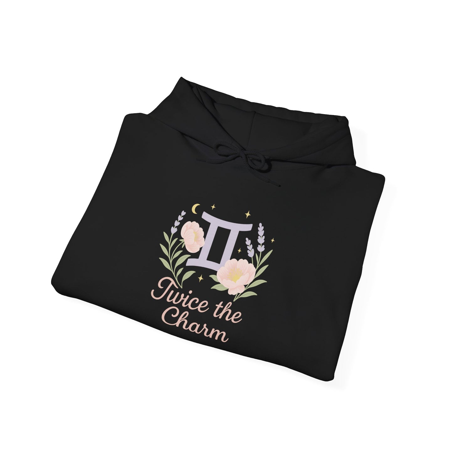 Gemini Zodiac Unisex Hoodie - Geminis Have Twice the Charm, Zodiac Sweatshirt, Astrology Gift, Horoscope Clothing, Star Sign Apparel, Zodiac