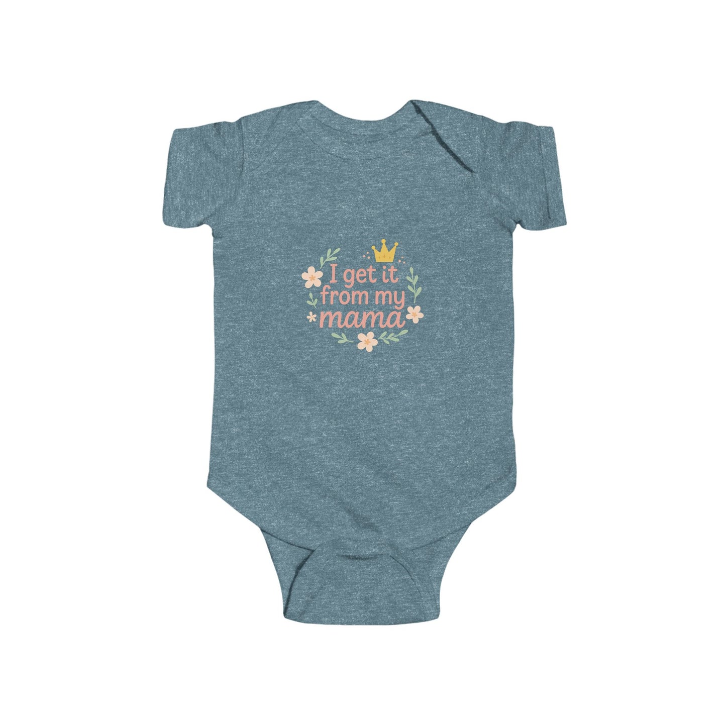 Cute Baby Bodysuit - "I Get It From My Mama" - Baby Shower Gift, Infant Outfit, Newborn Clothes, Family Matching, First Birthday