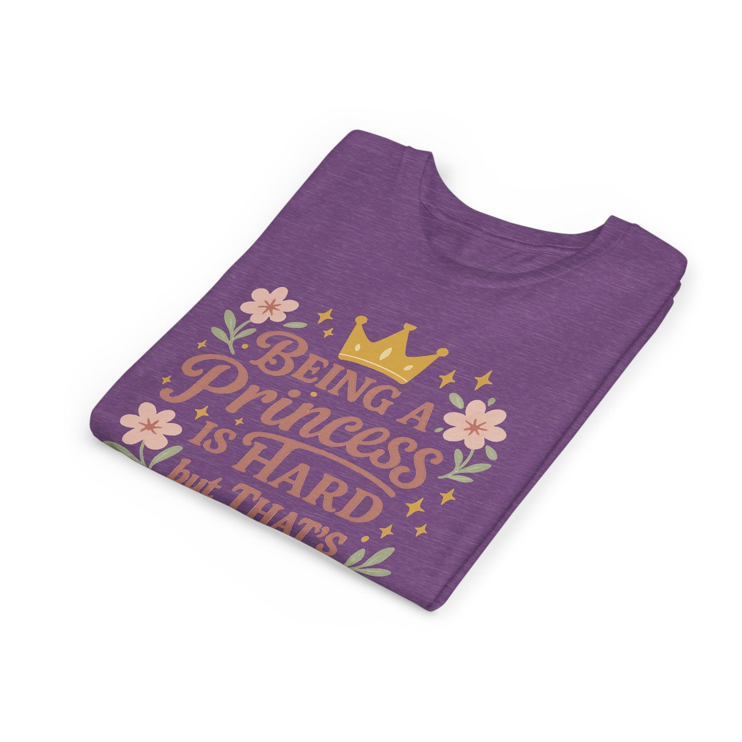 Youth Princess Tee - Perfect for Young Royalty | Fun Gift for Birthdays, Holidays, Dress-Up, Parties, Everyday Wear