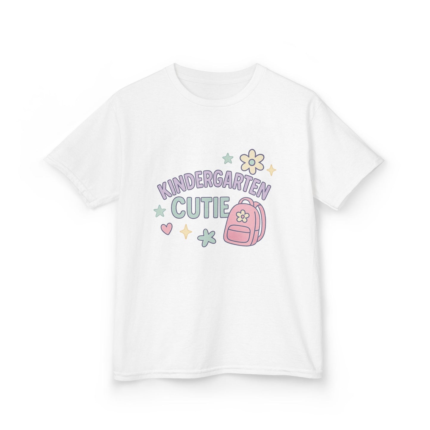 Kindergarten Cutie Tee for Kids, Cute Kids T-Shirt, Back to School Tee, Birthday Gift, Everyday Wear, Fun Classroom Shirt