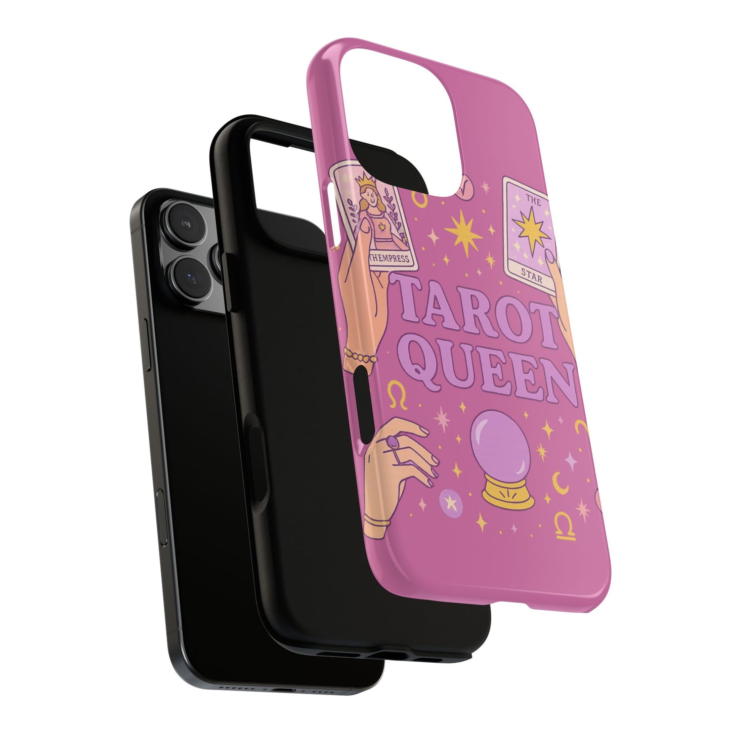 Tarot Queen Phone Case - Mystical Protection for Tarot Lovers, Astrology Gift, Phone Accessory, Witchy Vibe, Unique Smartphone Case