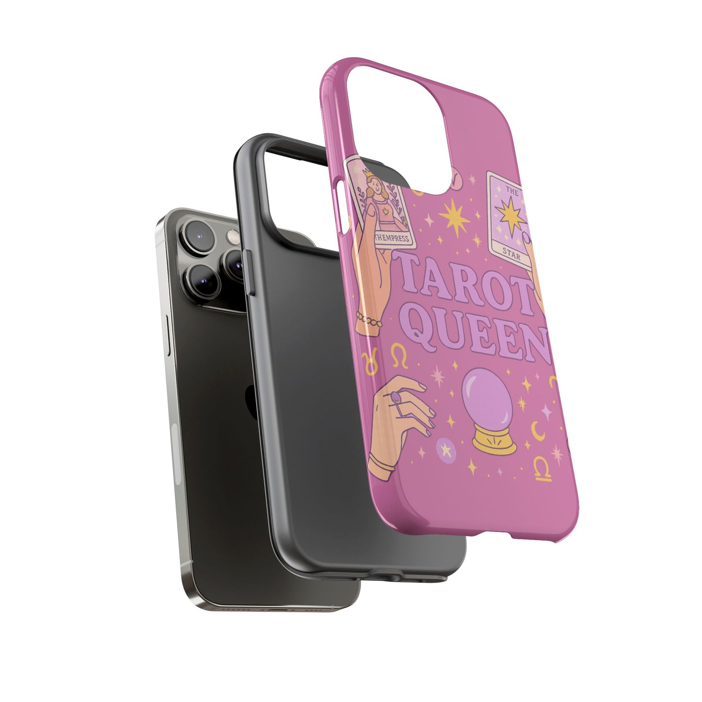 Tarot Queen Phone Case - Mystical Protection for Tarot Lovers, Astrology Gift, Phone Accessory, Witchy Vibe, Unique Smartphone Case