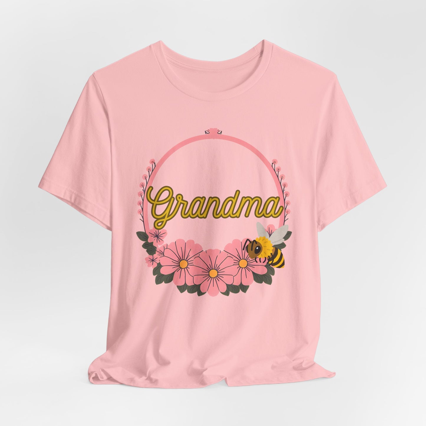 Grandma Floral Bee Shirt