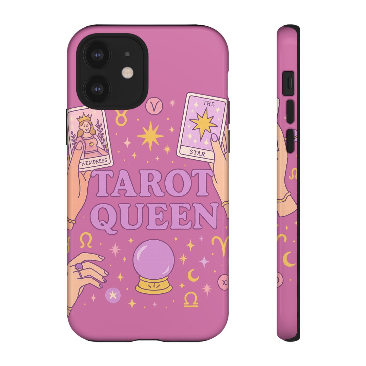 Tarot Queen Phone Case - Mystical Protection for Tarot Lovers, Astrology Gift, Phone Accessory, Witchy Vibe, Unique Smartphone Case