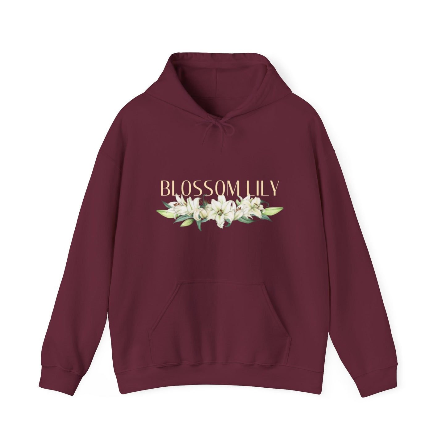 Floral Print Unisex Hoodie, Cozy Gift, Casual Style, Trendy Sweatshirt for Everyday Wear, Spring Fashion, Perfect for Nature Lovers