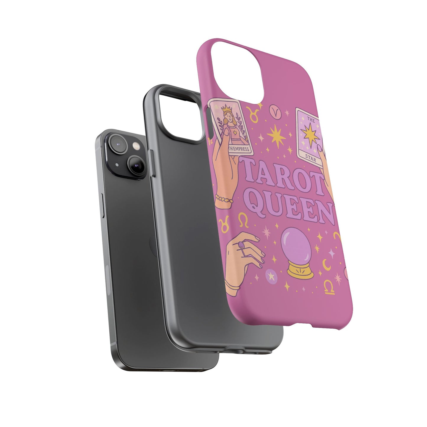 Tarot Queen Phone Case - Mystical Protection for Tarot Lovers, Astrology Gift, Phone Accessory, Witchy Vibe, Unique Smartphone Case