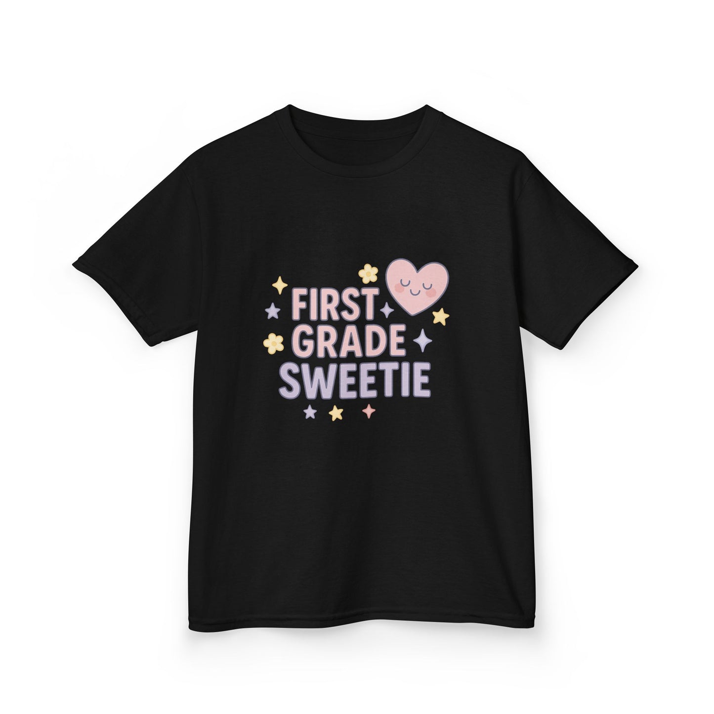 First Grade Sweetie Kids Tee - Cute Youth Cotton Shirt, Back to School Outfit, Children’s Gift, Birthday Gift, Classroom Apparel