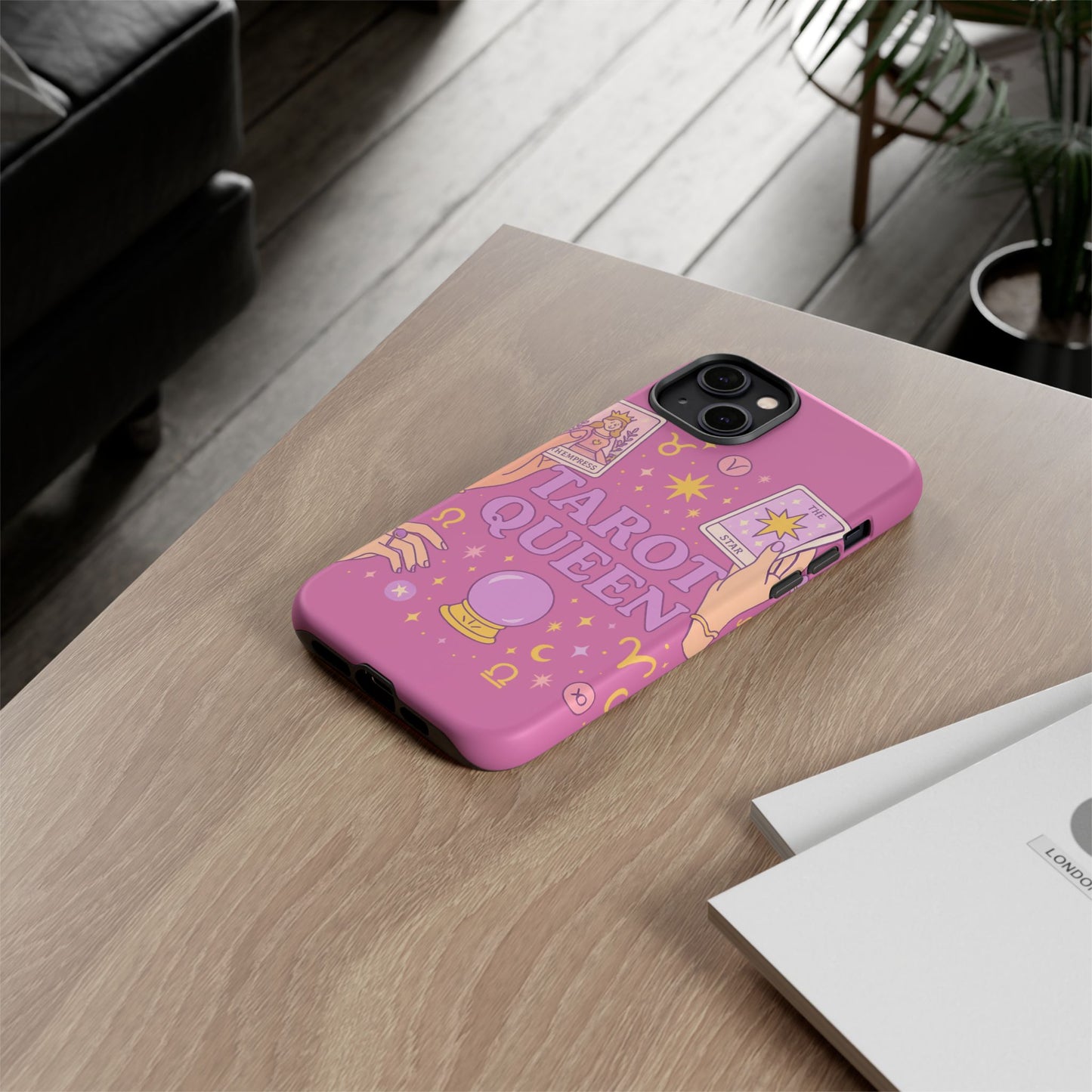 Tarot Queen Phone Case - Mystical Protection for Tarot Lovers, Astrology Gift, Phone Accessory, Witchy Vibe, Unique Smartphone Case