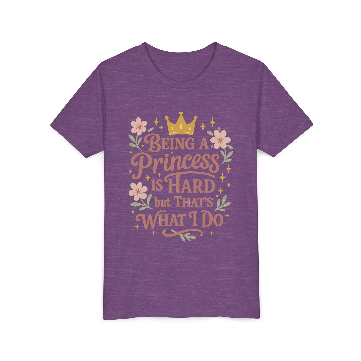 Youth Princess Tee - Perfect for Young Royalty | Fun Gift for Birthdays, Holidays, Dress-Up, Parties, Everyday Wear