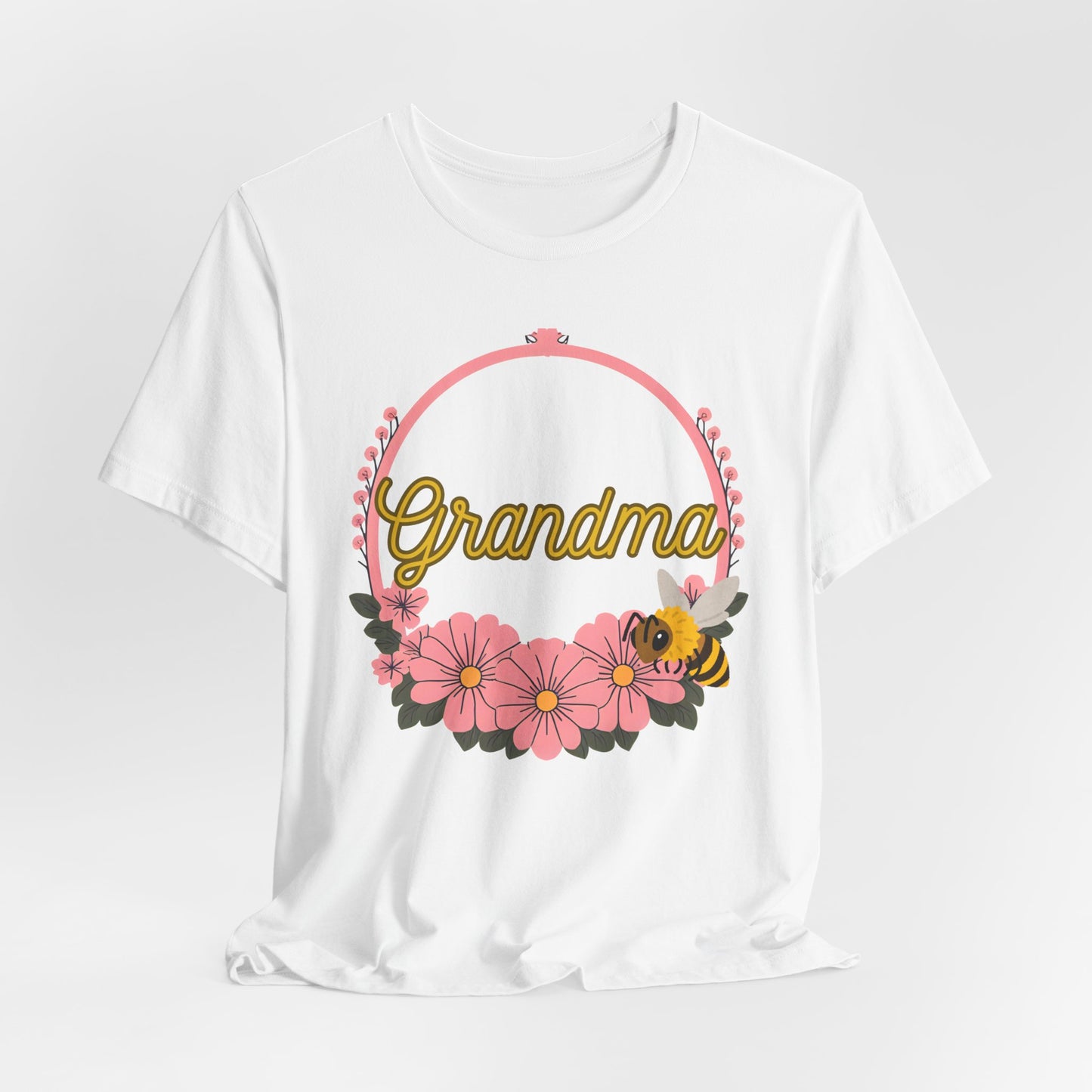 Grandma Floral Bee Shirt