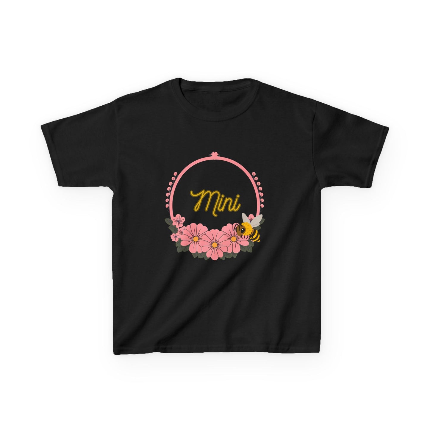 Floral Kids Tee - Mini Bee Design, Children's Shirt, Gift for Little Ones, Spring Outfit, Birthday Celebration