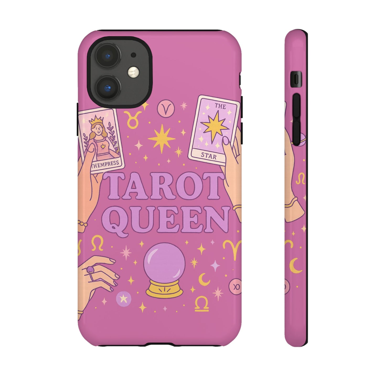 Tarot Queen Phone Case - Mystical Protection for Tarot Lovers, Astrology Gift, Phone Accessory, Witchy Vibe, Unique Smartphone Case