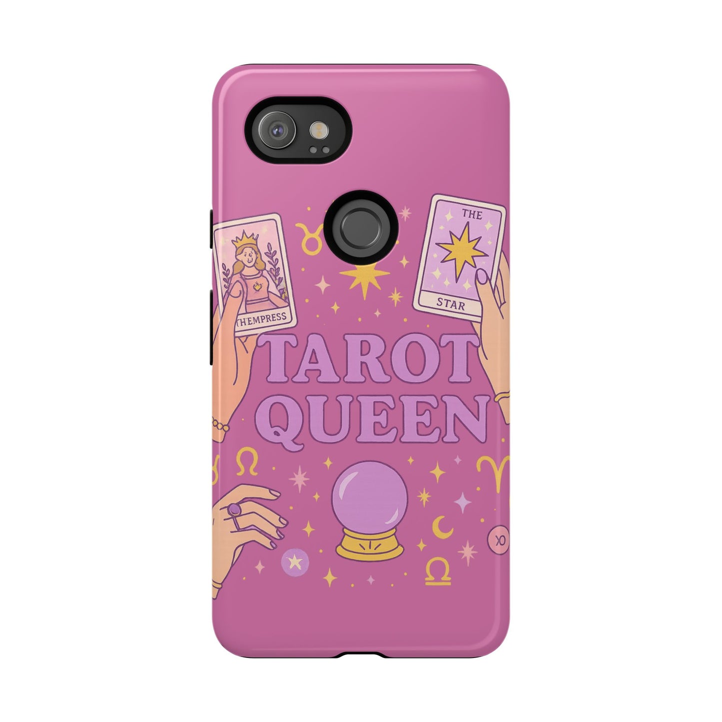 Tarot Queen Phone Case - Mystical Protection for Tarot Lovers, Astrology Gift, Phone Accessory, Witchy Vibe, Unique Smartphone Case