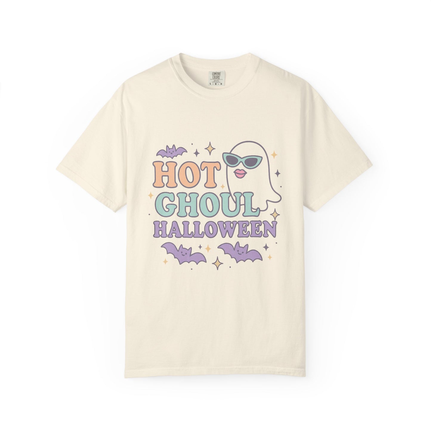 Spooky Cool Comfort Colors T-shirt, Halloween T-shirt, Ghost Shirt, Unisex Halloween Apparel, Cute Halloween Outfit, October Fashion