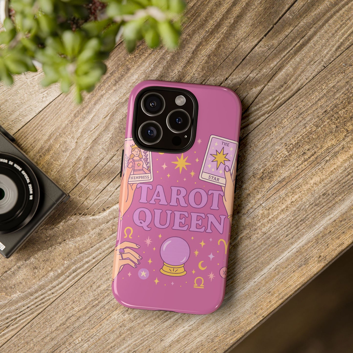 Tarot Queen Phone Case - Mystical Protection for Tarot Lovers, Astrology Gift, Phone Accessory, Witchy Vibe, Unique Smartphone Case