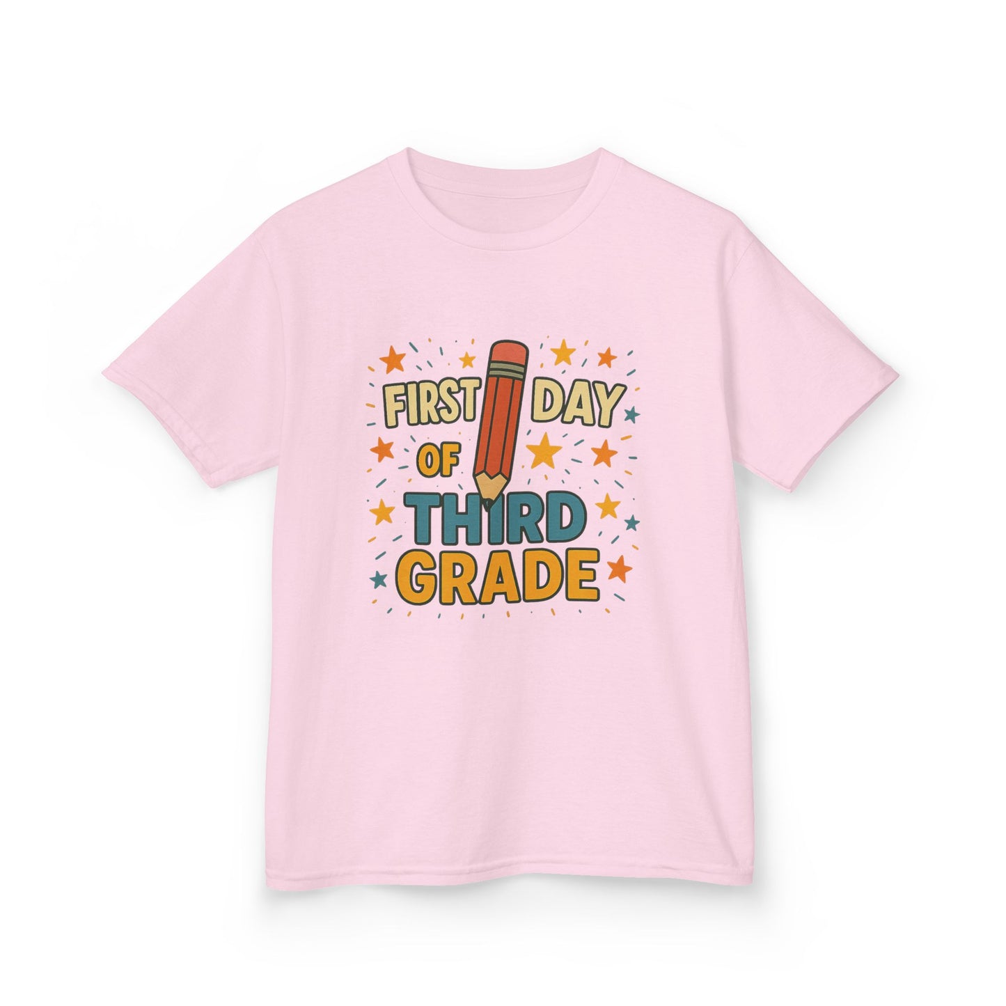 Kids First Day of Third Grade Tee, Back to School Shirt, Teacher Gift, Fun Kids Tee, School Celebration Apparel