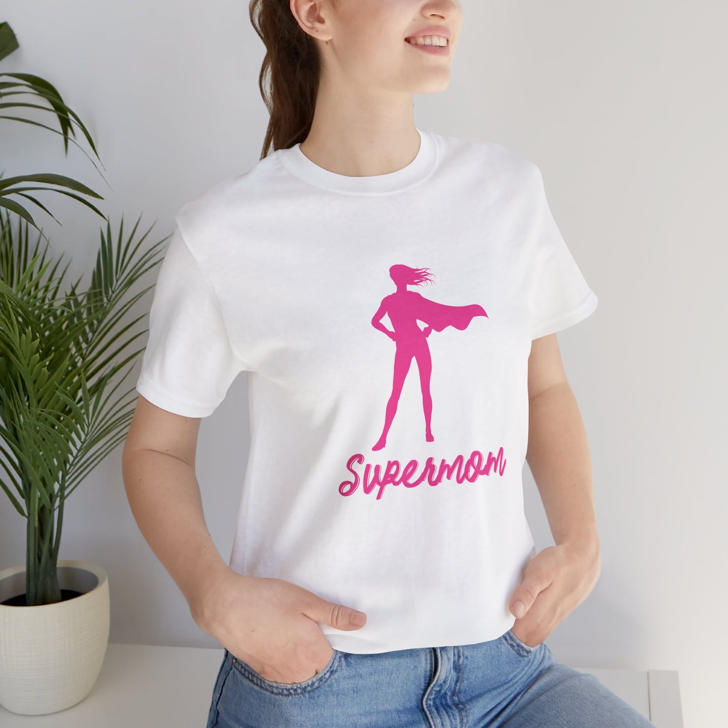 Supermom Hero Tee, Unisex T-Shirt for Mothers, Gifts for Moms, Mother's Day Shirt, Funny Mom tee, Casual Everyday Wear