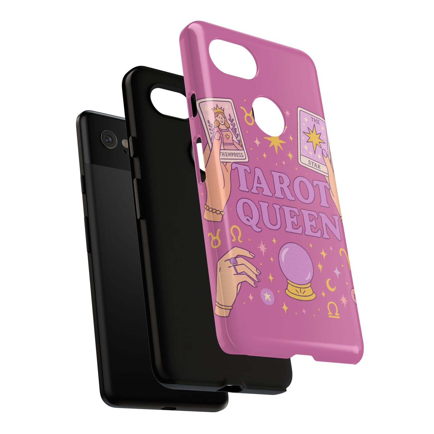 Tarot Queen Phone Case - Mystical Protection for Tarot Lovers, Astrology Gift, Phone Accessory, Witchy Vibe, Unique Smartphone Case