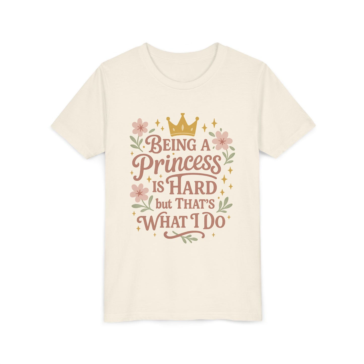 Youth Princess Tee - Perfect for Young Royalty | Fun Gift for Birthdays, Holidays, Dress-Up, Parties, Everyday Wear