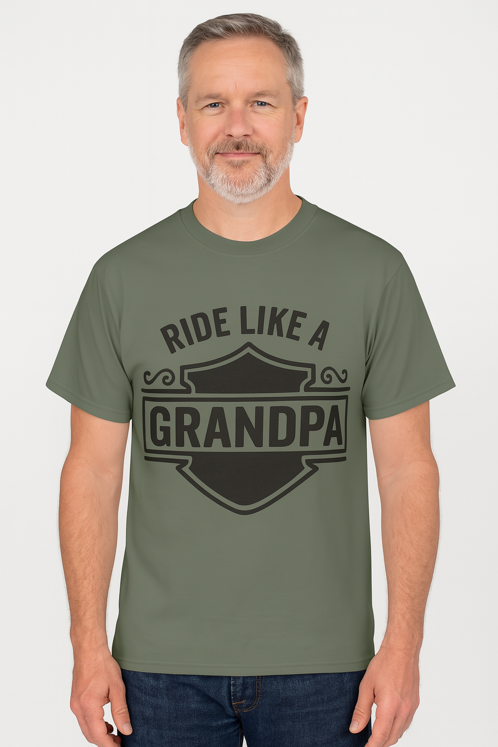 Ride Like a Grandpa T-Shirt, Unisex Gift for Grandpa, Funny Grandpa Tee, Grandparent Gift, Father's Day Shirt, Casual Humor Apparel