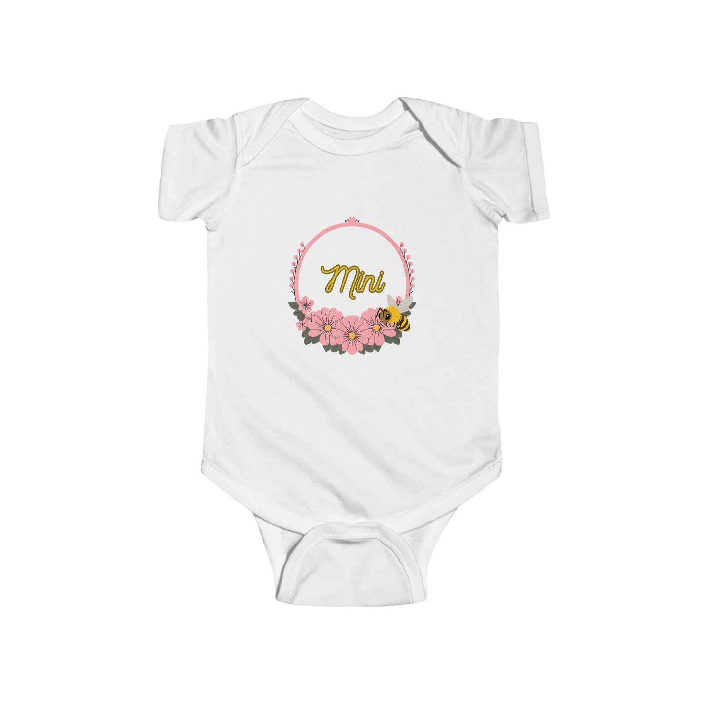 Floral Baby Bodysuit with Cute Design, Infant Clothing, Baby Shower Gift, Newborn Outfit, Spring Fashion, Birthday Gift