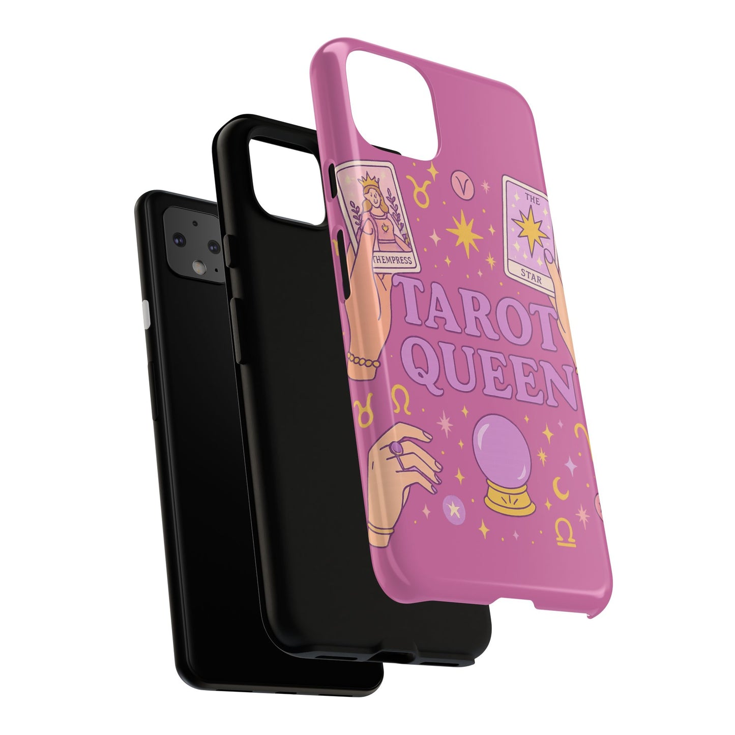 Tarot Queen Phone Case - Mystical Protection for Tarot Lovers, Astrology Gift, Phone Accessory, Witchy Vibe, Unique Smartphone Case