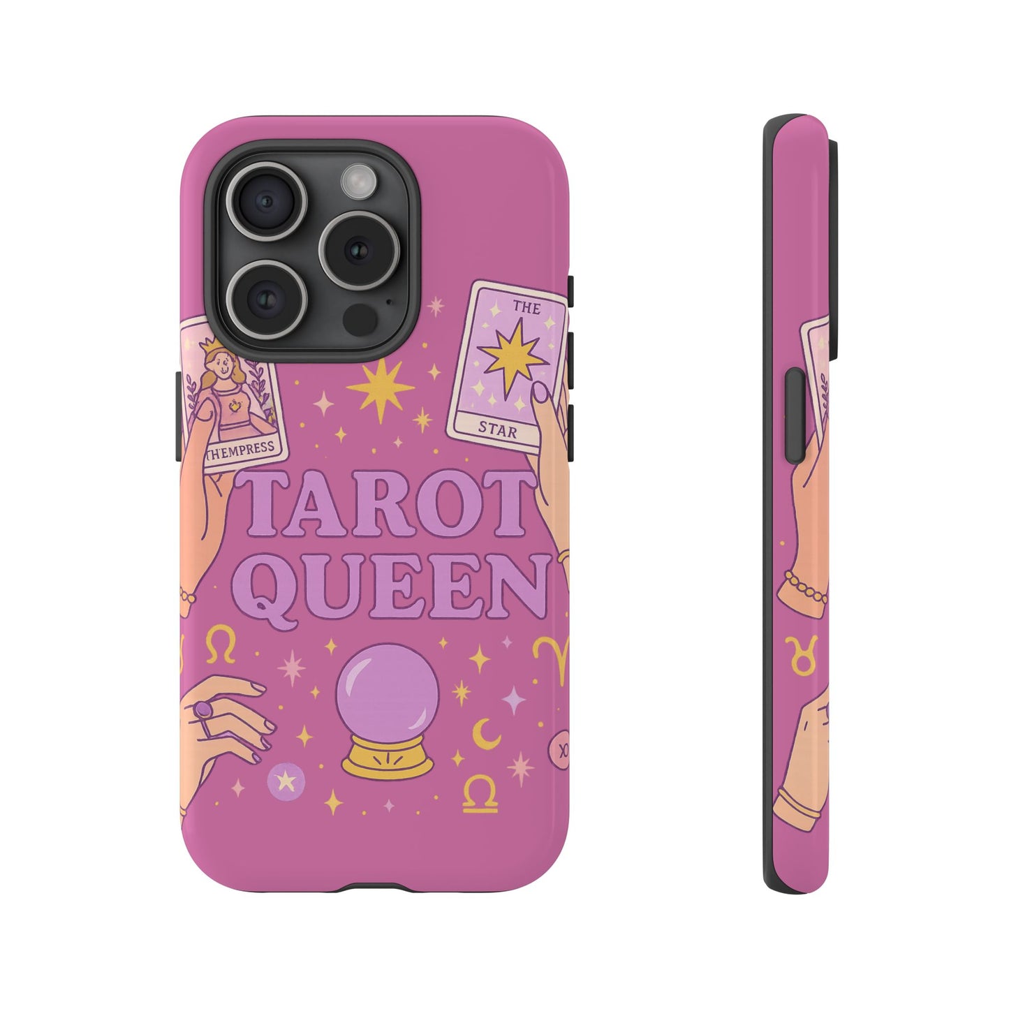 Tarot Queen Phone Case - Mystical Protection for Tarot Lovers, Astrology Gift, Phone Accessory, Witchy Vibe, Unique Smartphone Case
