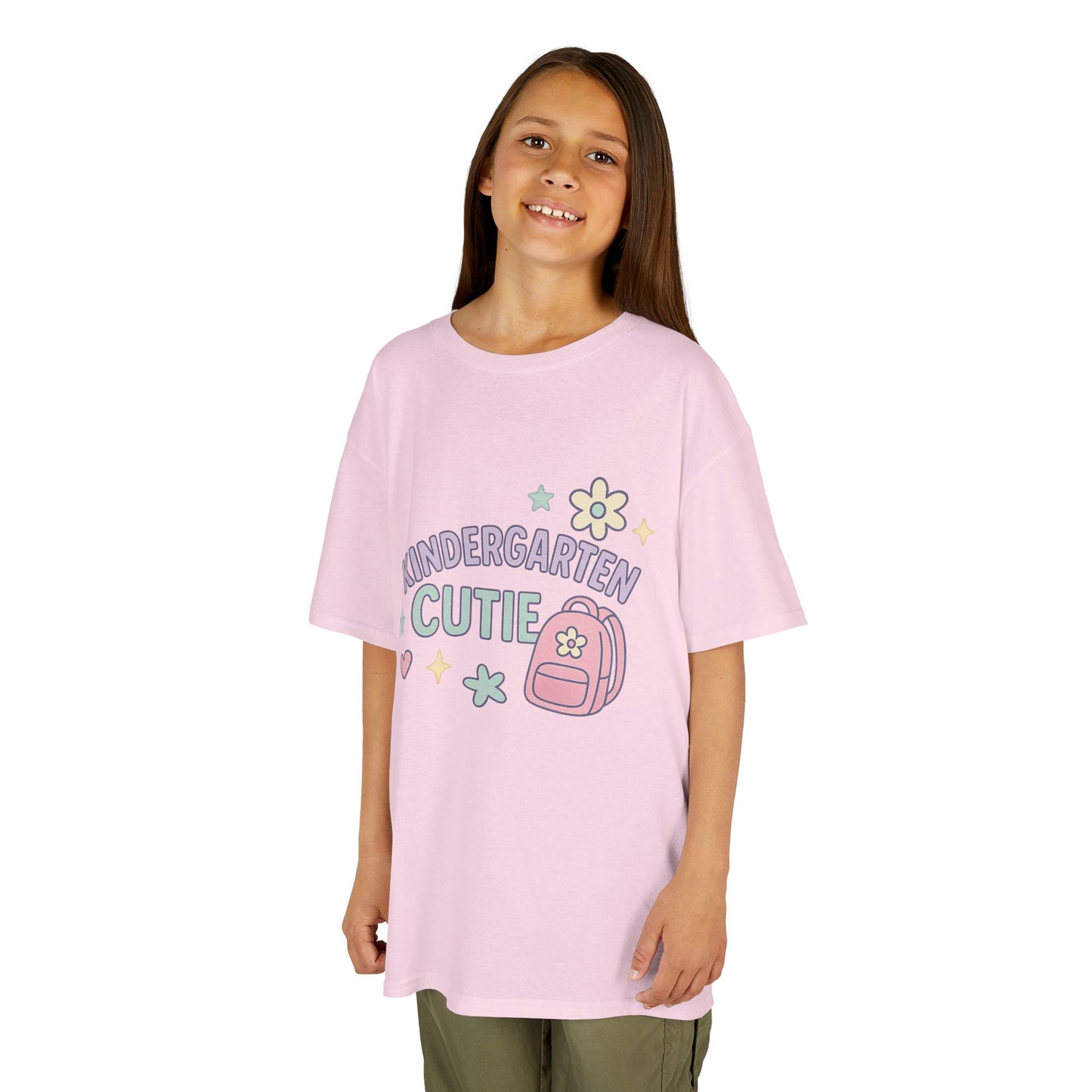 Kindergarten Cutie Tee for Kids, Cute Kids T-Shirt, Back to School Tee, Birthday Gift, Everyday Wear, Fun Classroom Shirt