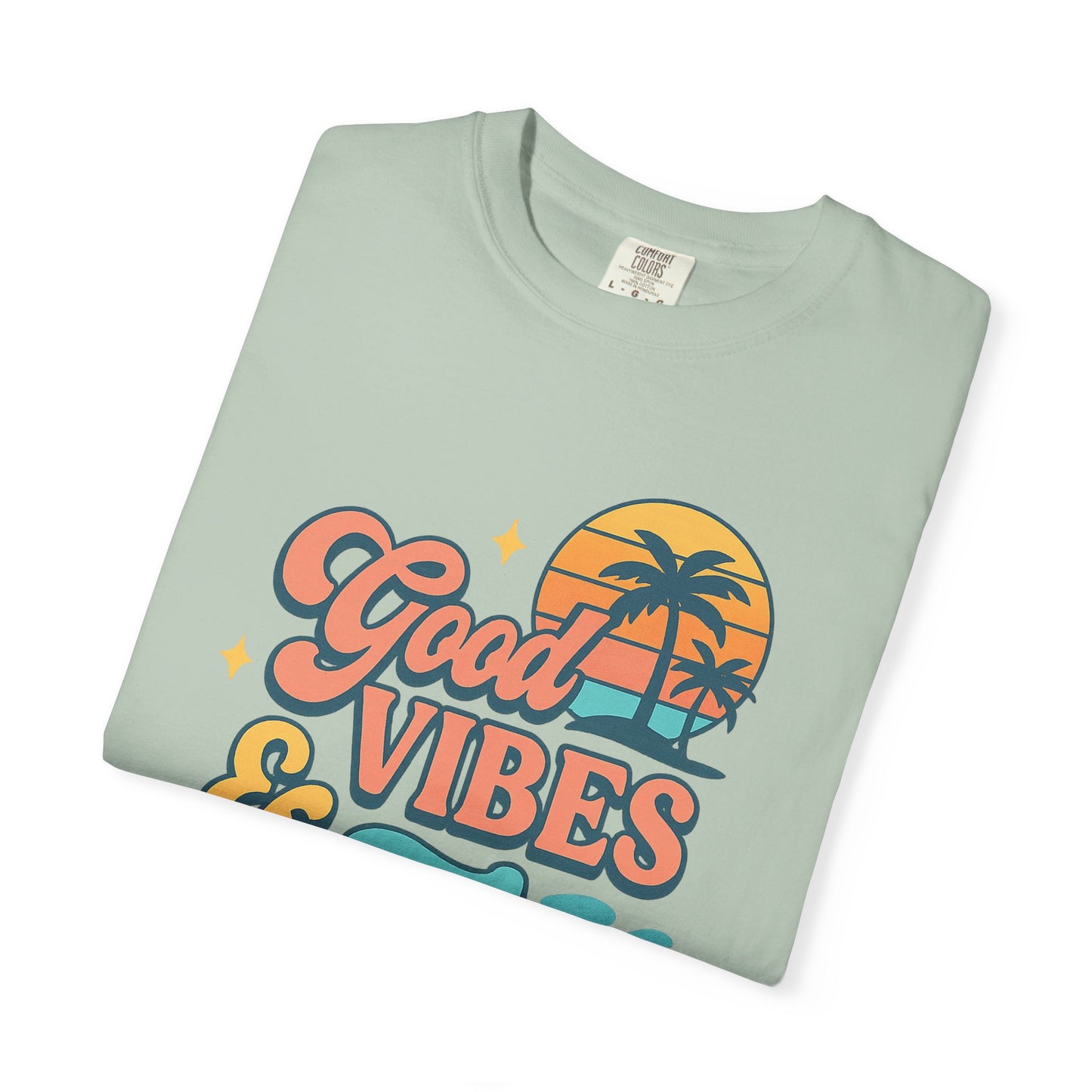 Good Vibes & Tan Lines Unisex T-Shirt, Summer Apparel, Beach Graphic Tee, Vacation Style, Casual Wear, Gift for Him/Her