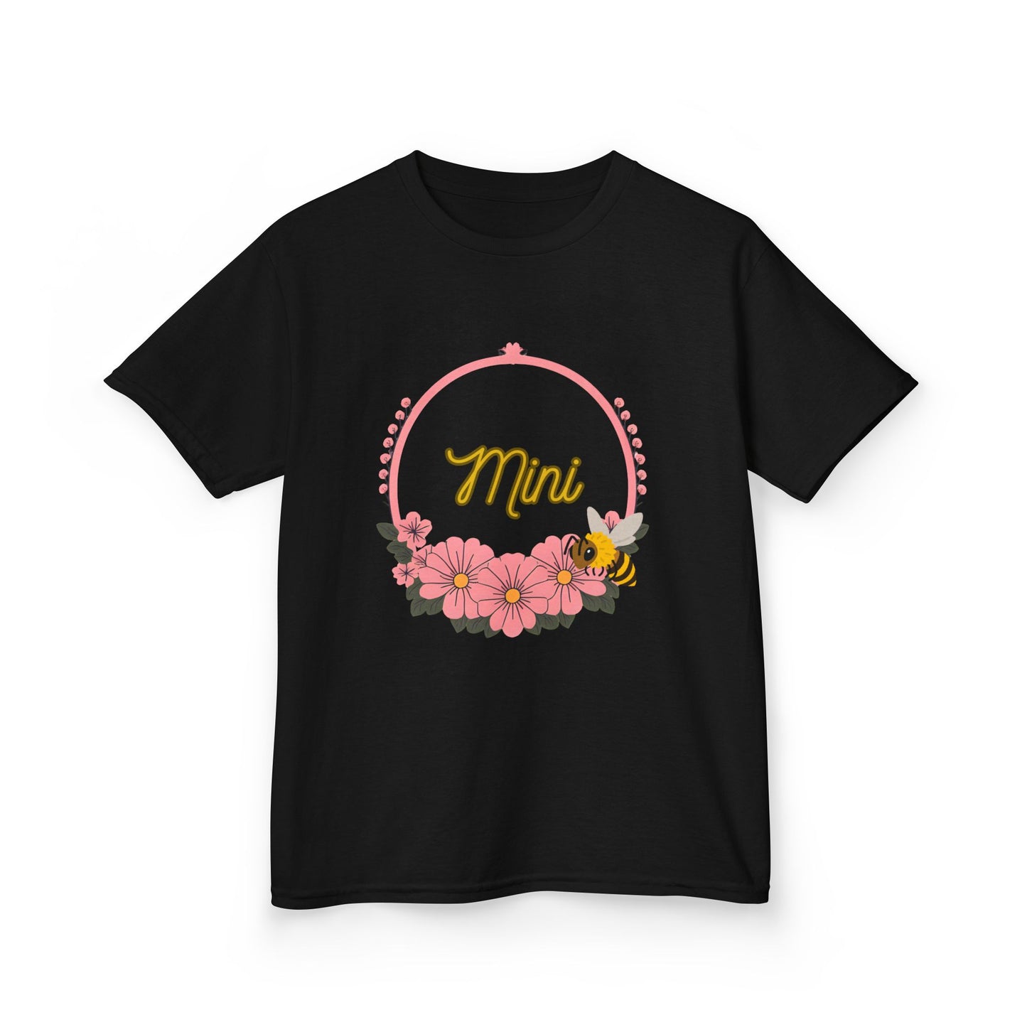 Floral Kids Tee - Mini Bee Design, Children's Shirt, Gift for Little Ones, Spring Outfit, Birthday Celebration