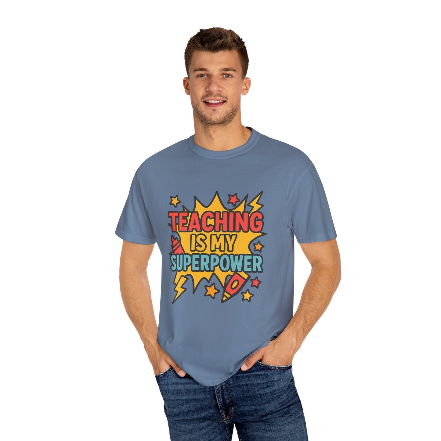 Teacher T-shirt - 'Teaching is My Superpower'