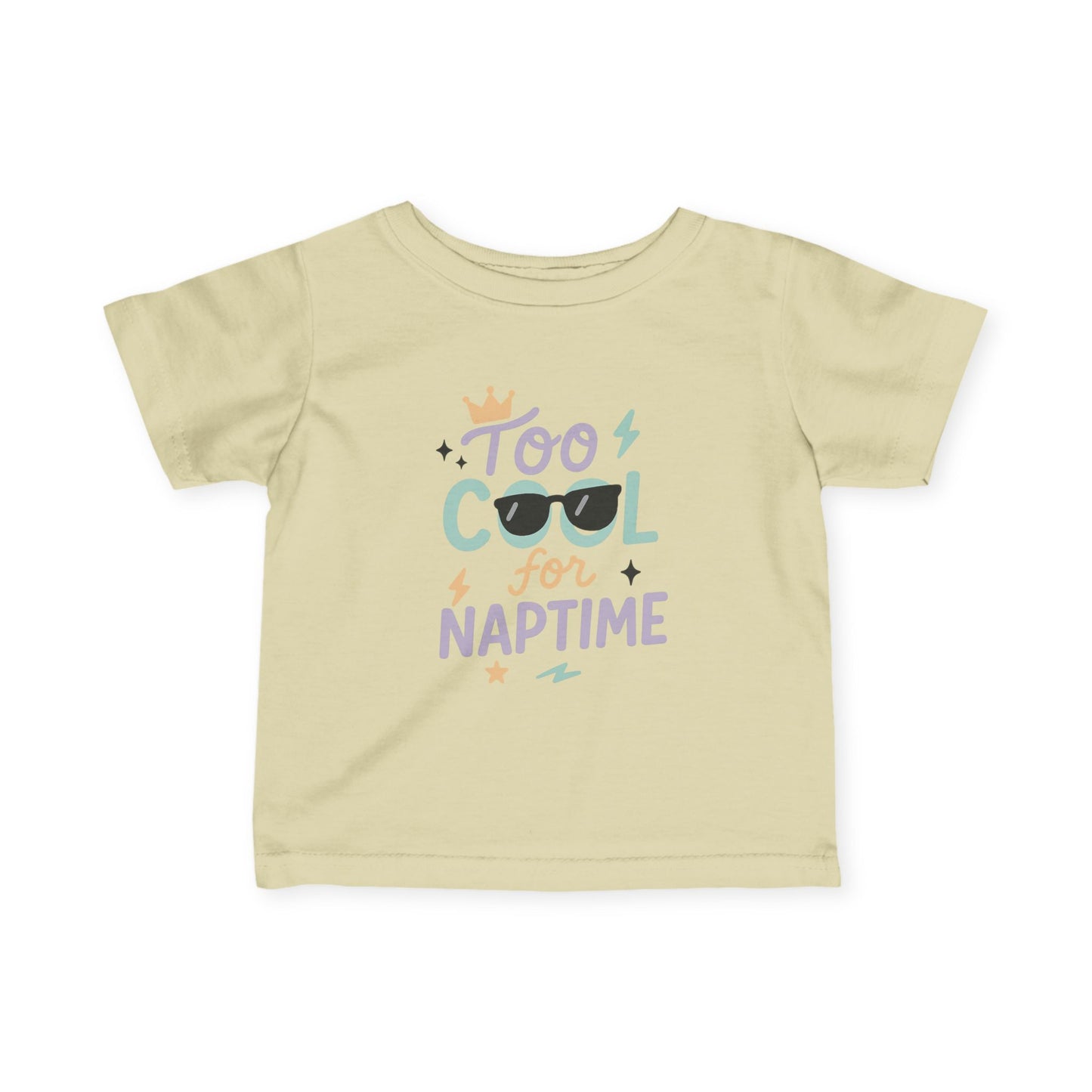 Too Cool for Naptime Infant Tee | Cute Baby Shirt, Toddler Apparel, Summer Outfit, Baby Shower Gift, Kids Clothing