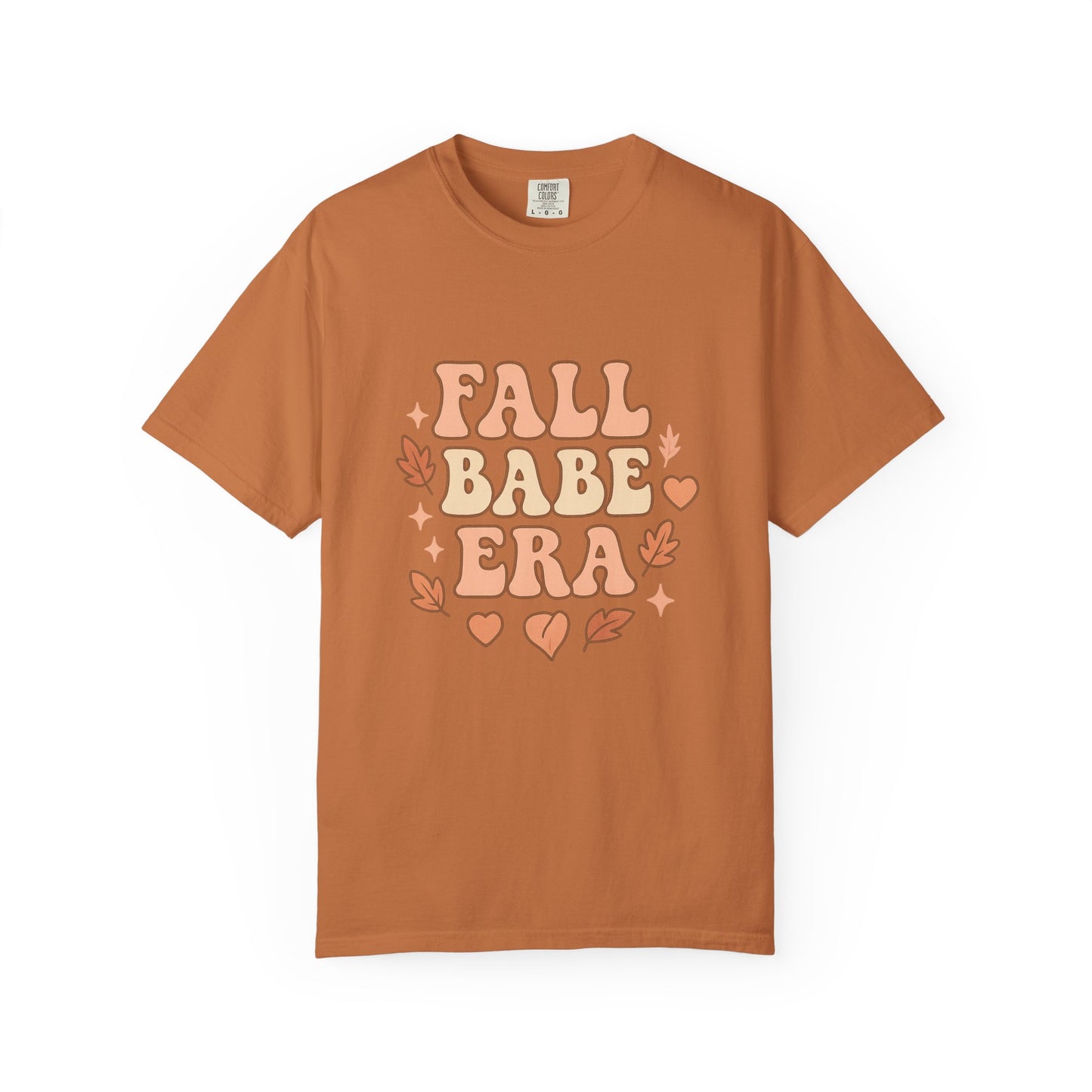 Fall Babe Era Comfort Colors T-shirt, Cozy Autumn Tee, Seasonal Fashion, Cute Graphic Shirt, Thanksgiving Outfit