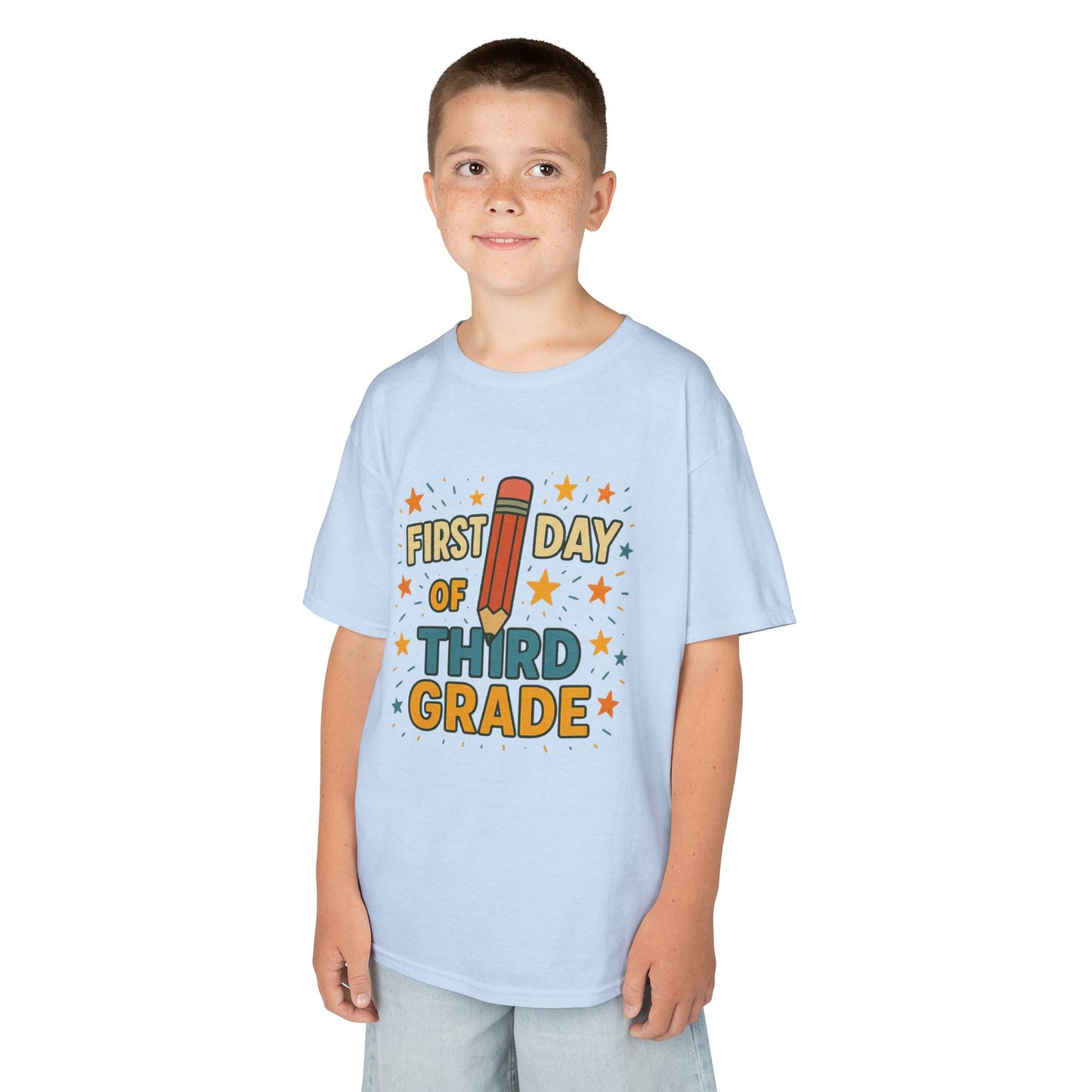 Kids First Day of Third Grade Tee, Back to School Shirt, Teacher Gift, Fun Kids Tee, School Celebration Apparel