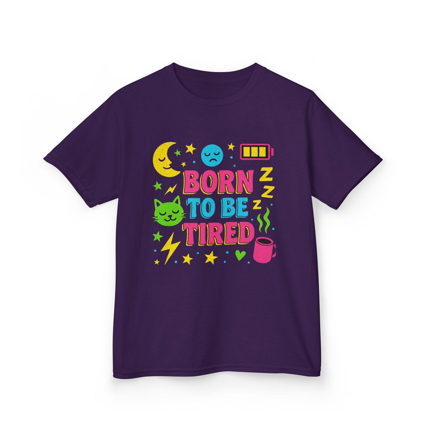 Kids Sleepy Graphic Tee - Perfect for Naptime, Fun Gift for Kids, Birthday Present, Sleepover, and Everyday Wear!