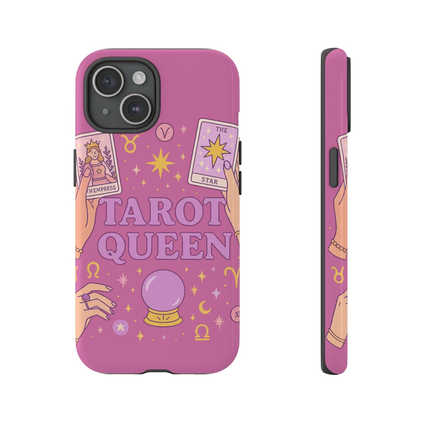 Tarot Queen Phone Case - Mystical Protection for Tarot Lovers, Astrology Gift, Phone Accessory, Witchy Vibe, Unique Smartphone Case
